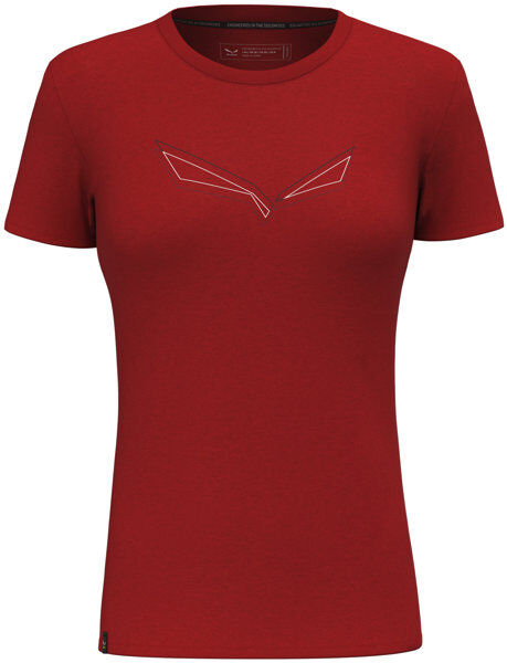 Salewa Pure Eagle Frame Dry W - T-shirt- donna Dark Red/White/Black I40 D34