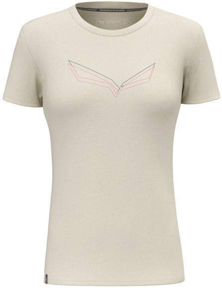 Salewa Pure Eagle Frame Dry W - T-shirt- donna Beige/Pink I42 D36