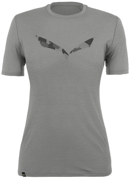 Salewa Pure Logo Amr W - T-shirt- donna Grey/Dark Grey I46 D40