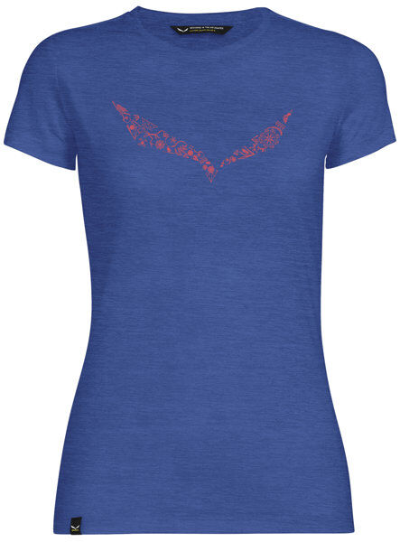 Salewa Solid Dri-Release - T-shirt trekking - donna Blue/Red I48 D42