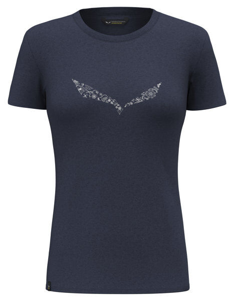 Salewa Solid Dri-Release - T-shirt trekking - donna Dark Blue/White I40 D34