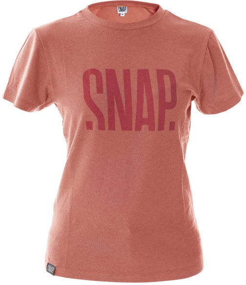 Snap Technical Merino - T-Shirt - donna Orange S