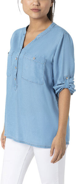 Timezone Henley - camicia a maniche lunghe - donna Light Blue M