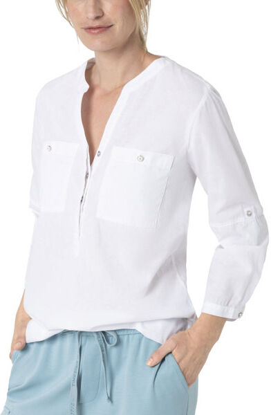 Timezone Henley - camicia a maniche lunghe - donna White XS