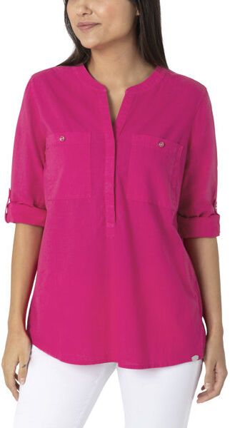 Timezone Henley - camicia a maniche lunghe - donna Pink XS