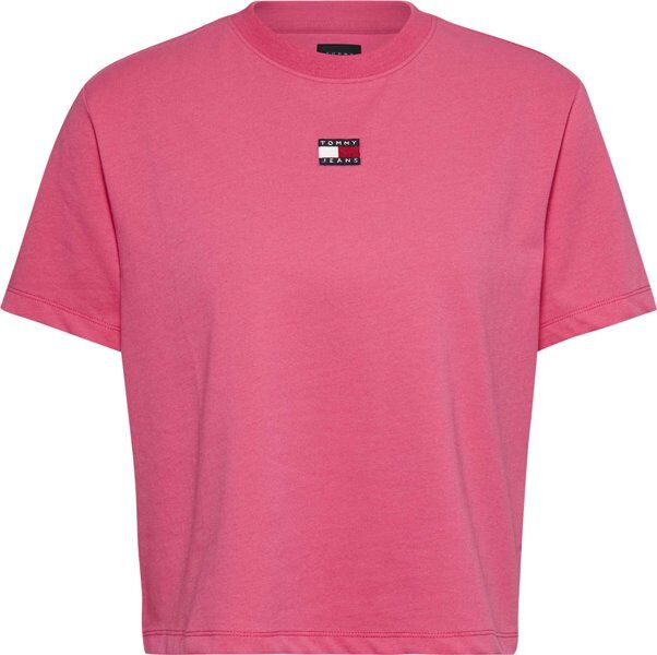 Tommy Jeans Badge W - T-shirt - donna Pink S