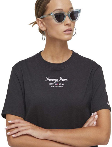 Tommy Jeans Tjw Classic Essential Logo - T-shirt - donna Black S