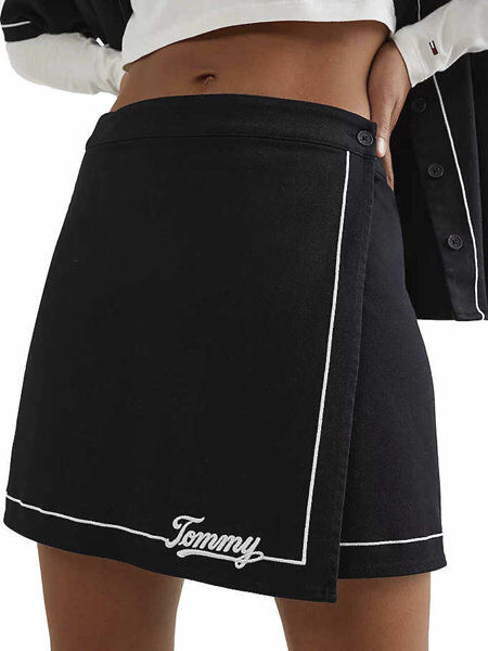 Tommy Jeans W Baseball Wrap Mini - gonna - donna Black M