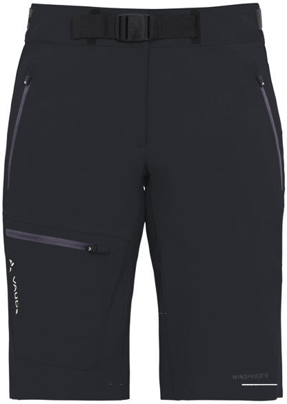 Vaude Badile - pantaloni corti trekking - donna Black/Black I42 D38