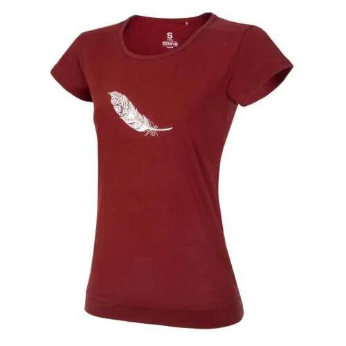 OCUN Intimo / t-shirt classic t organic feather, t-shirt donna m wine syrah