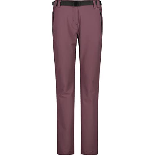 CMP Pantaloni Elasticizzati da Donna, Plum, 42