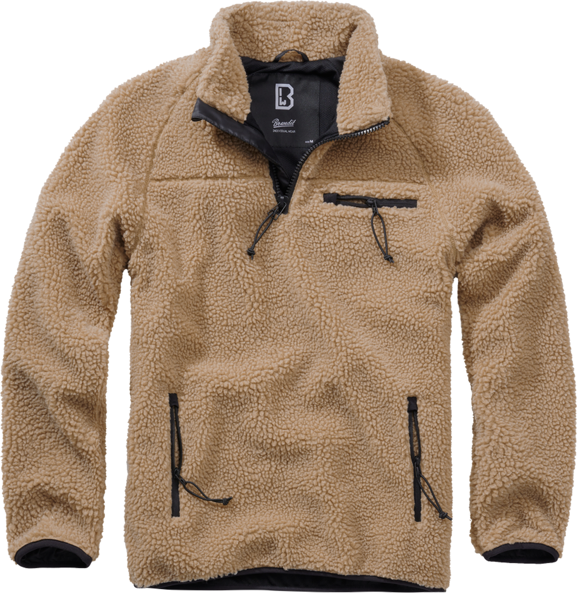 Brandit Giacca  Teddyfleece Troyer Camel