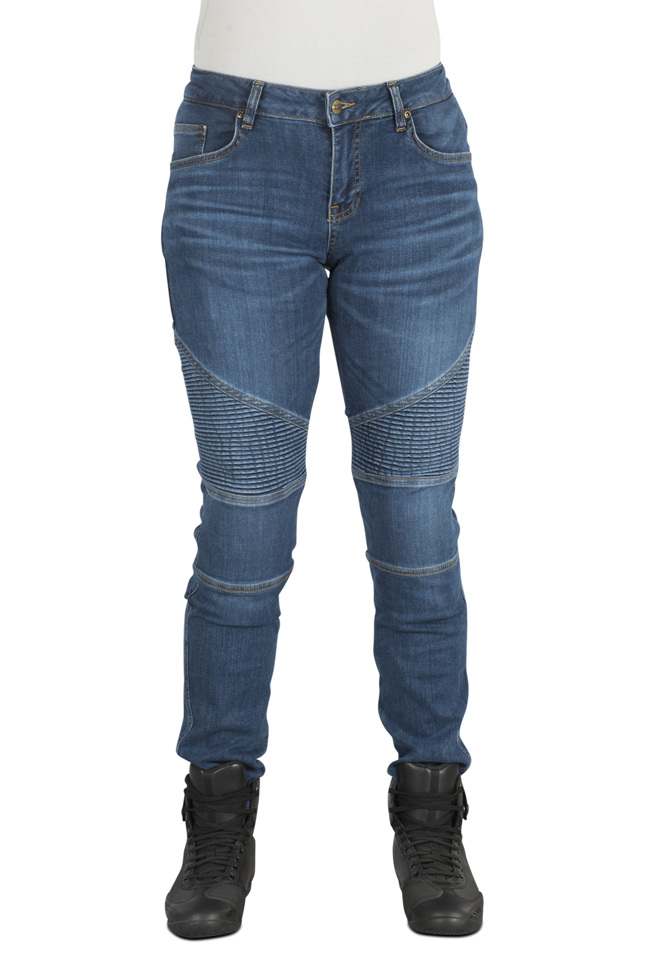 IXS Jeans Donna  Classic AR Moto Blu
