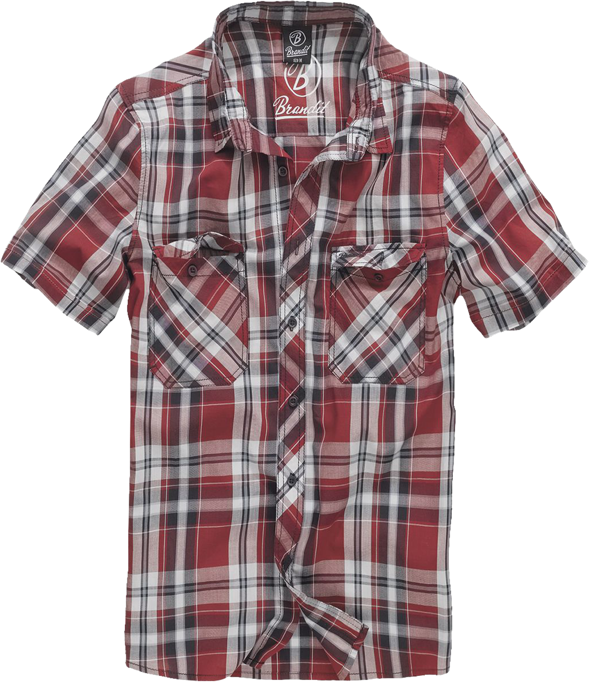 Brandit Camicia  Roadstar Rossa