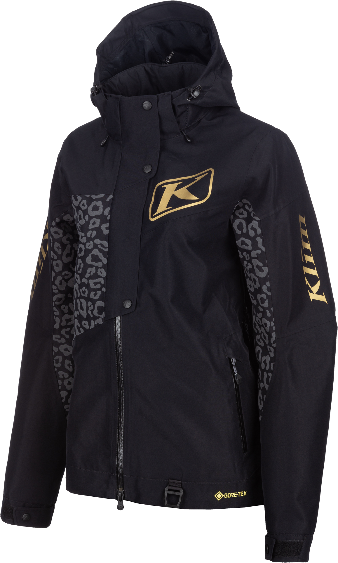 KLIM Giacca Snow Donna  Alpine Snow Nero-Oro Metallizzato