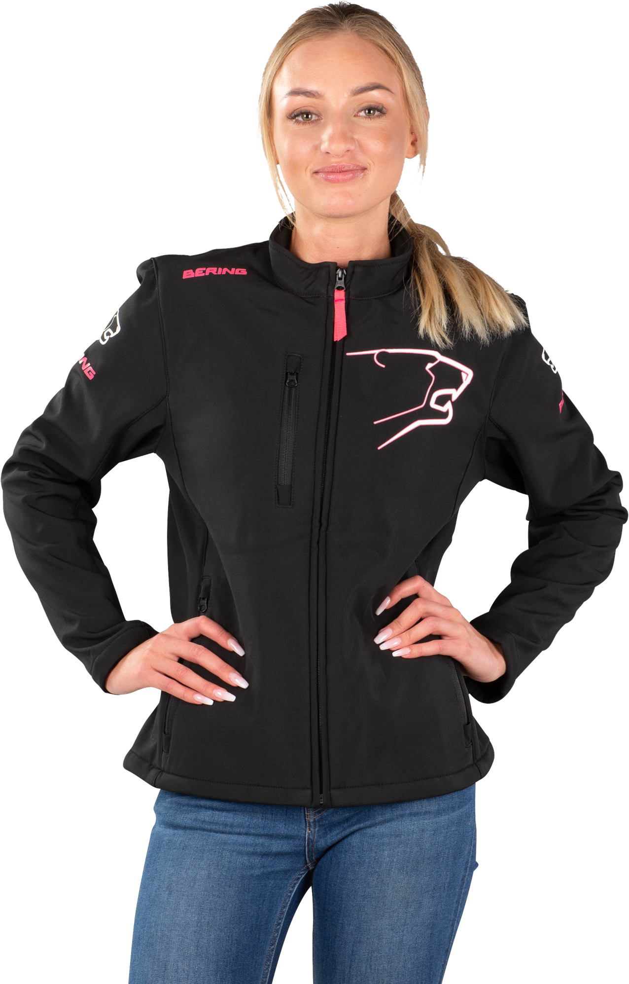 Bering Giacca Donna  Softshell 2016 Nero-Fucsia