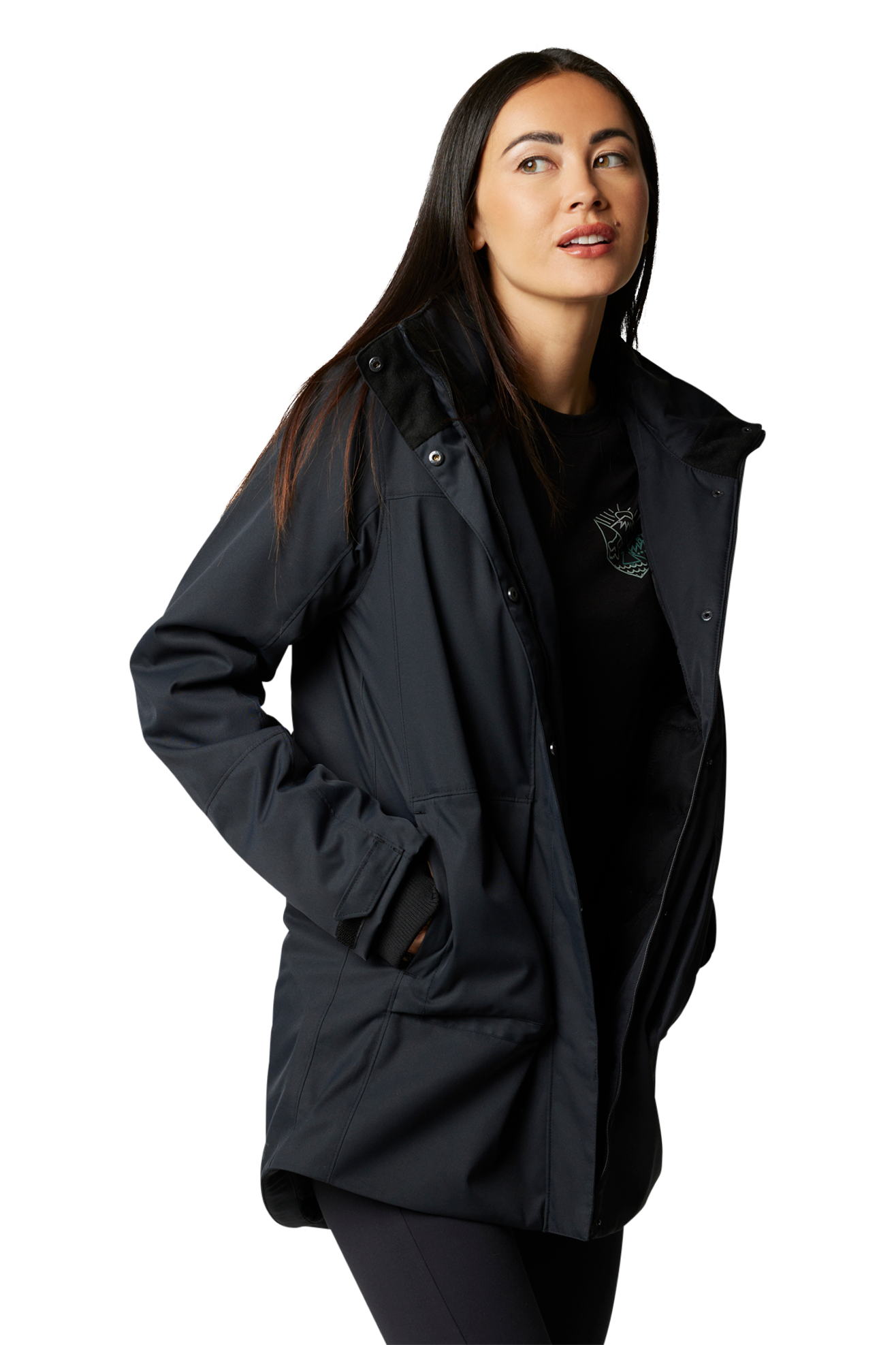 FOX Giacca Parka Donna  Polarizing Parka Nera