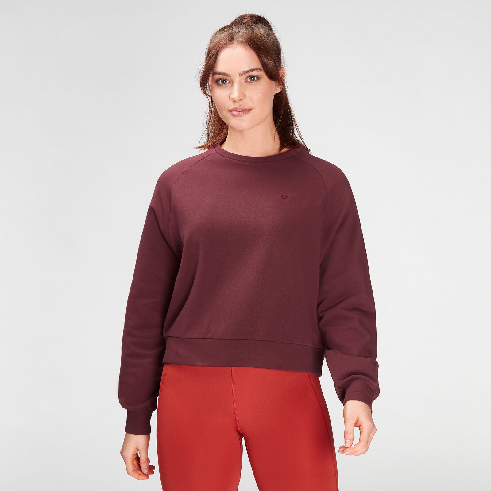 Mp Women's Coosure Sweatshirt- Washed Oxblood - XXS