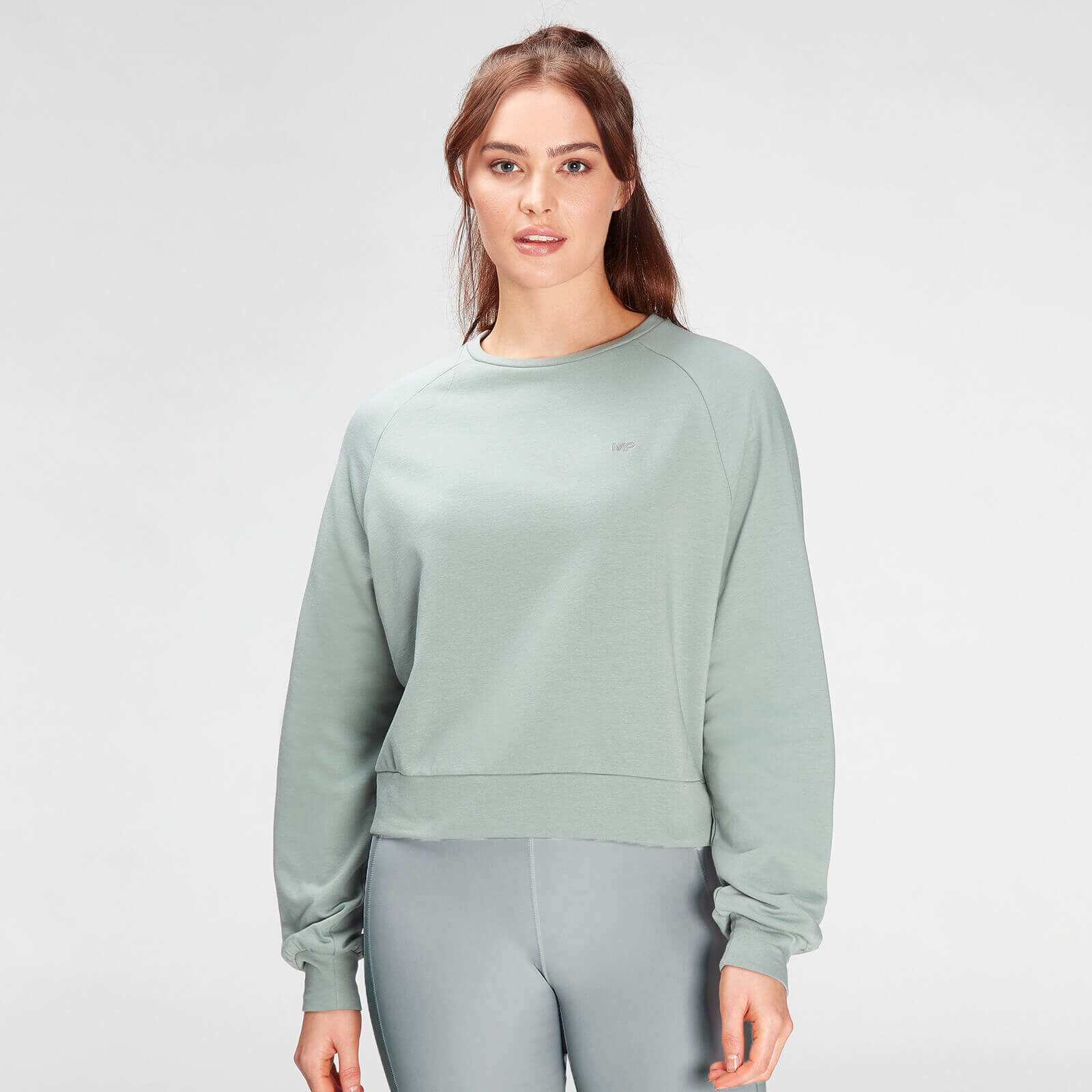 Mp Women's Coosure Sweatshirt- Washed Green - L