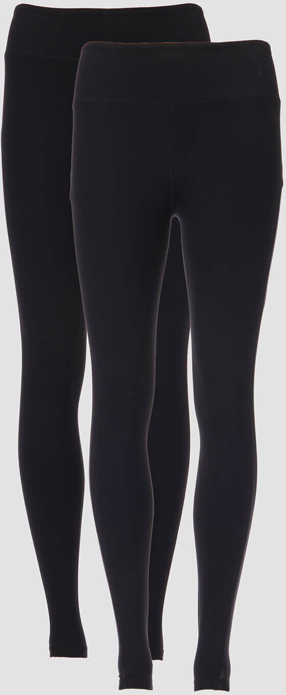 Mp Leggings Power Classic e Mesh (confezione da 2) - Nero - XXS