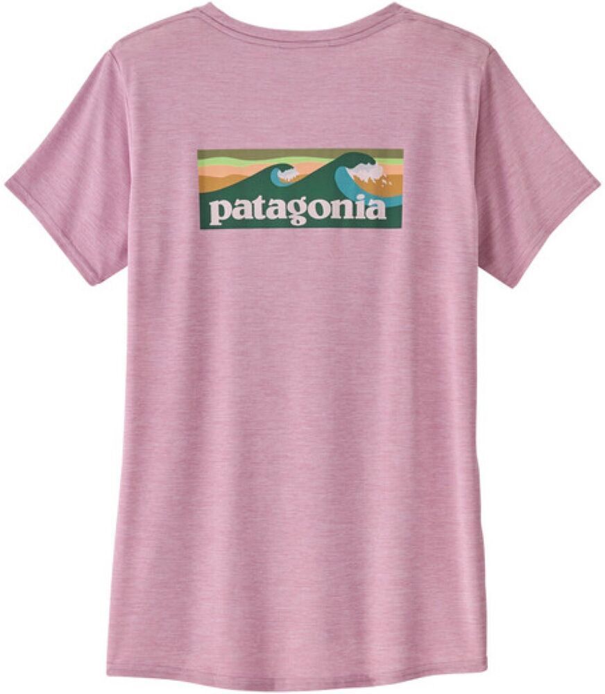 Patagonia T-Shirt Capilene Cool Daily Graphic - Donna - S;m - Rosa