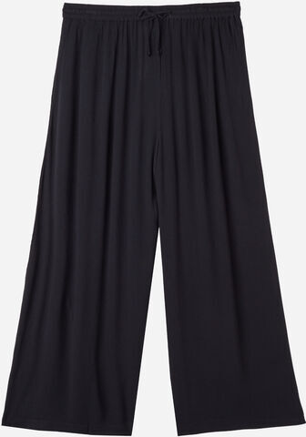 Calzedonia Pantaloni Palazzo in Viscosa Crinkle Donna Nero S