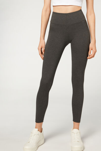 Calzedonia Leggings Modellanti Sport Donna Grigio L