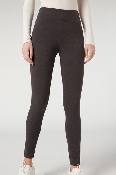 Calzedonia Leggings Termici Donna Grigio L