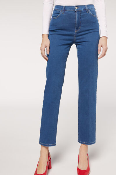 Calzedonia Jeans Comfort Eco Donna Blu L