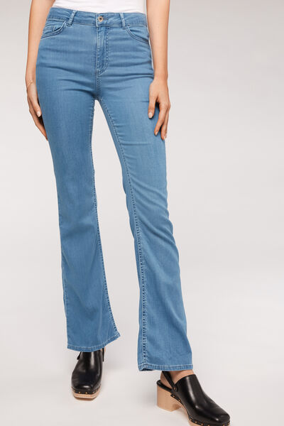 Calzedonia Jeans a Zampa Light Denim Eco Donna Blu S