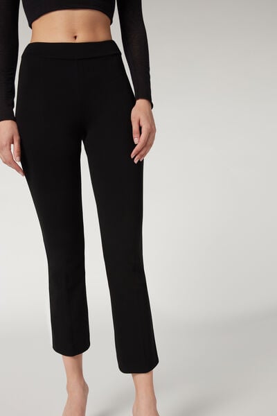 Calzedonia Leggings Mini Flare Donna Nero M