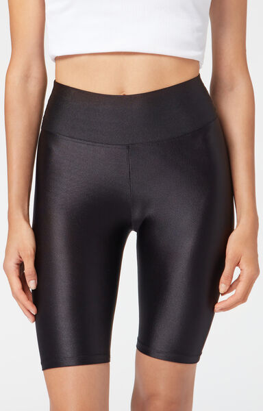 Calzedonia Leggings Sport da Ciclista Super Lucidi Donna Nero M