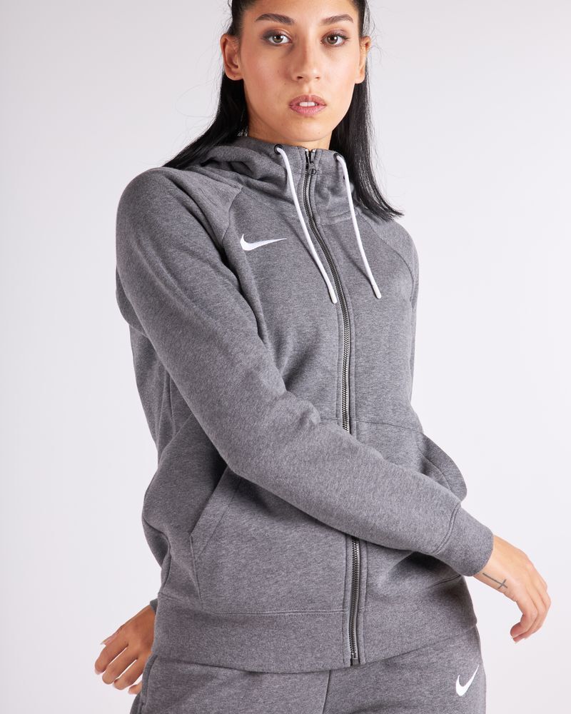 Nike Felpa con zip e cappuccio Team Club 20 Grigio Scuro per Donne CW6955-071 XL