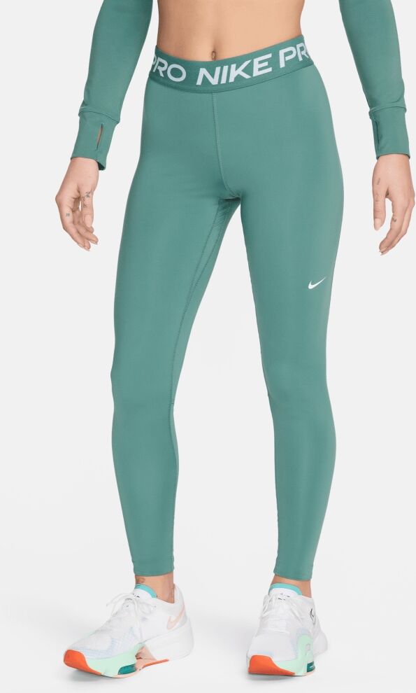 Nike Legging Pro 365 Mid-Rise Mesh-Paneled pour Femme Couleur : Bicoastal/White Taille : XS XS