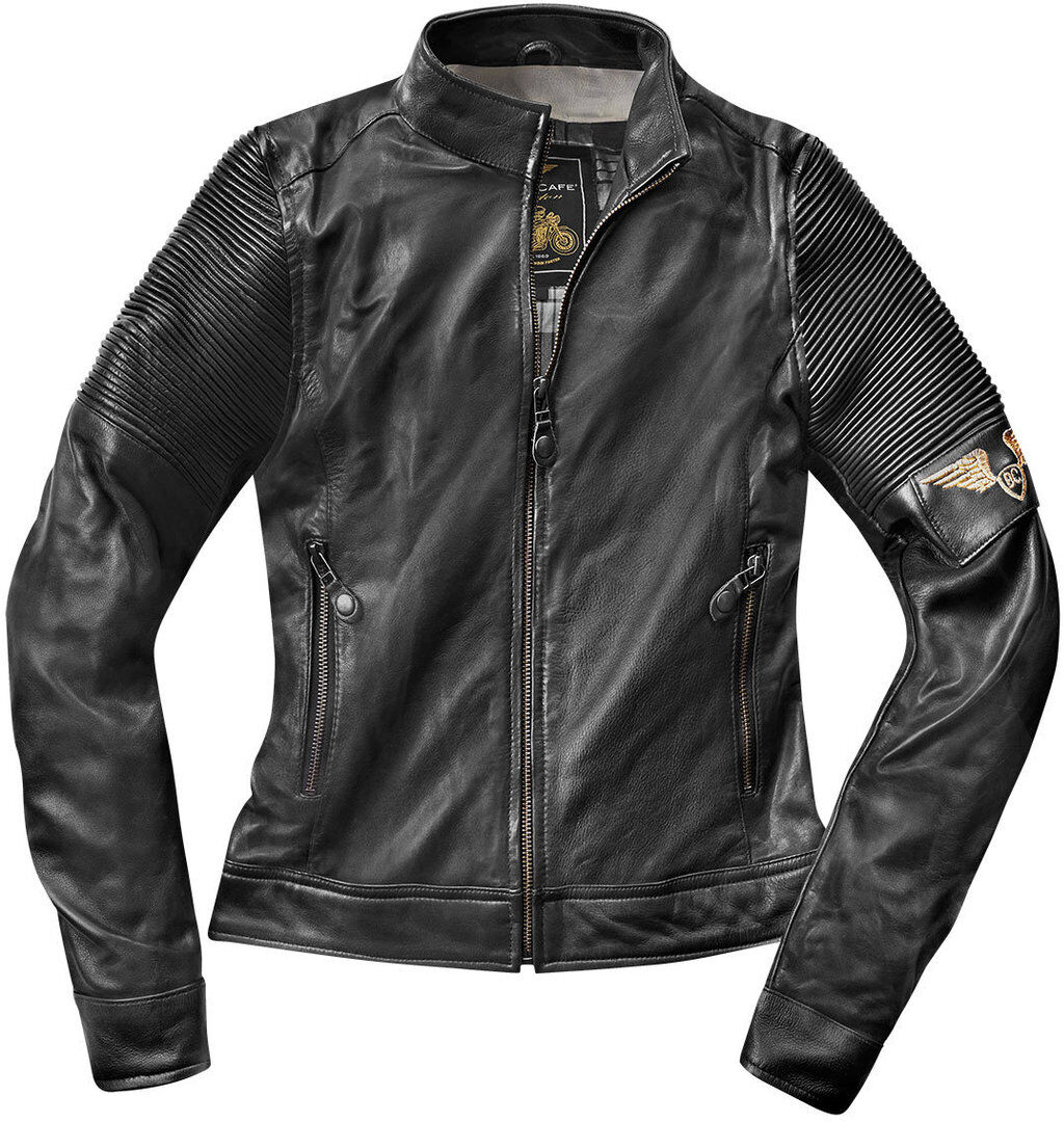 Black-Cafe London Amol Giacca donna in pelle moto Nero M