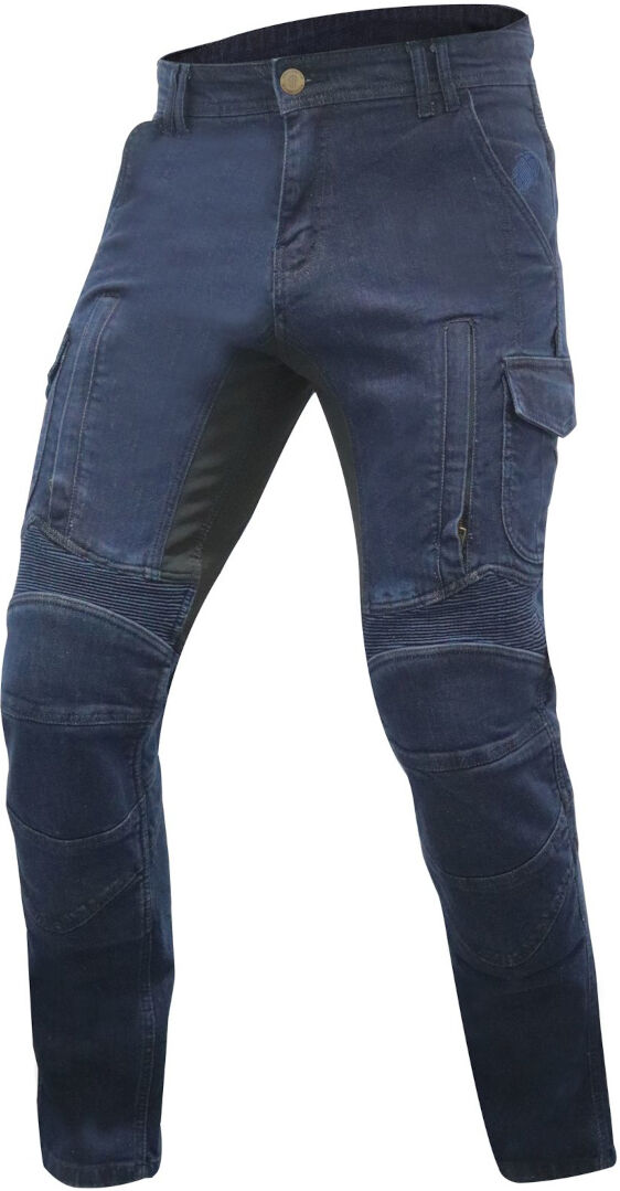 Trilobite Acid Scrambler Jeans Moto Blu 30 32