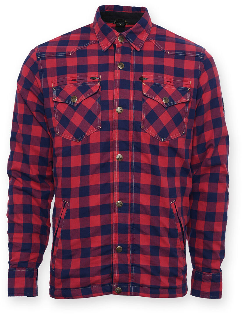 Bores Lumberjack Camicia Da donna Rosso Blu XL