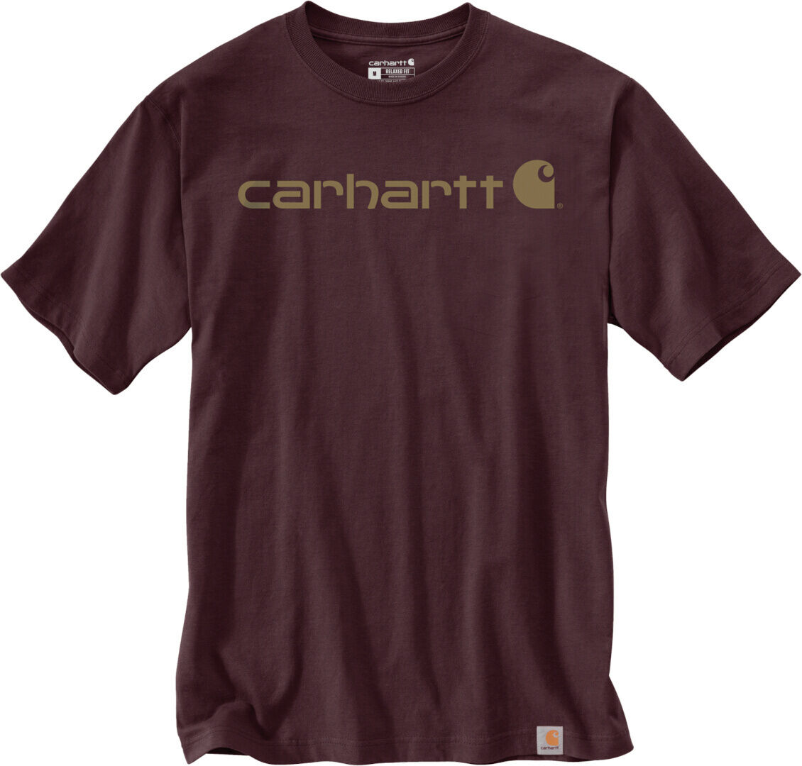 Carhartt EMEA Core Logo Workwear Short Sleeve Maglietta Porpora XS