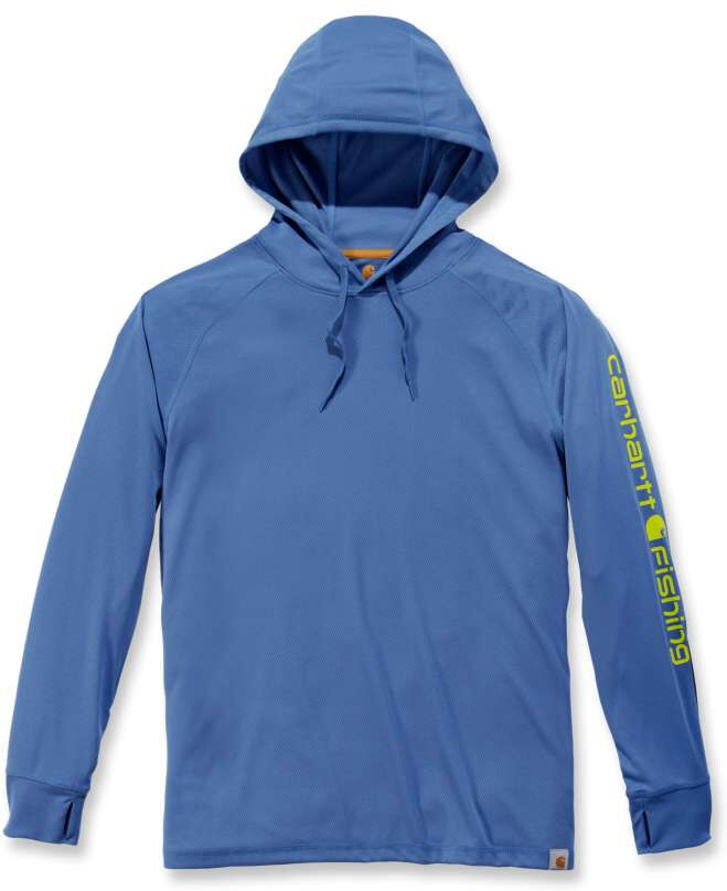 Carhartt Force Pesca Graphic Hoodie Blu M