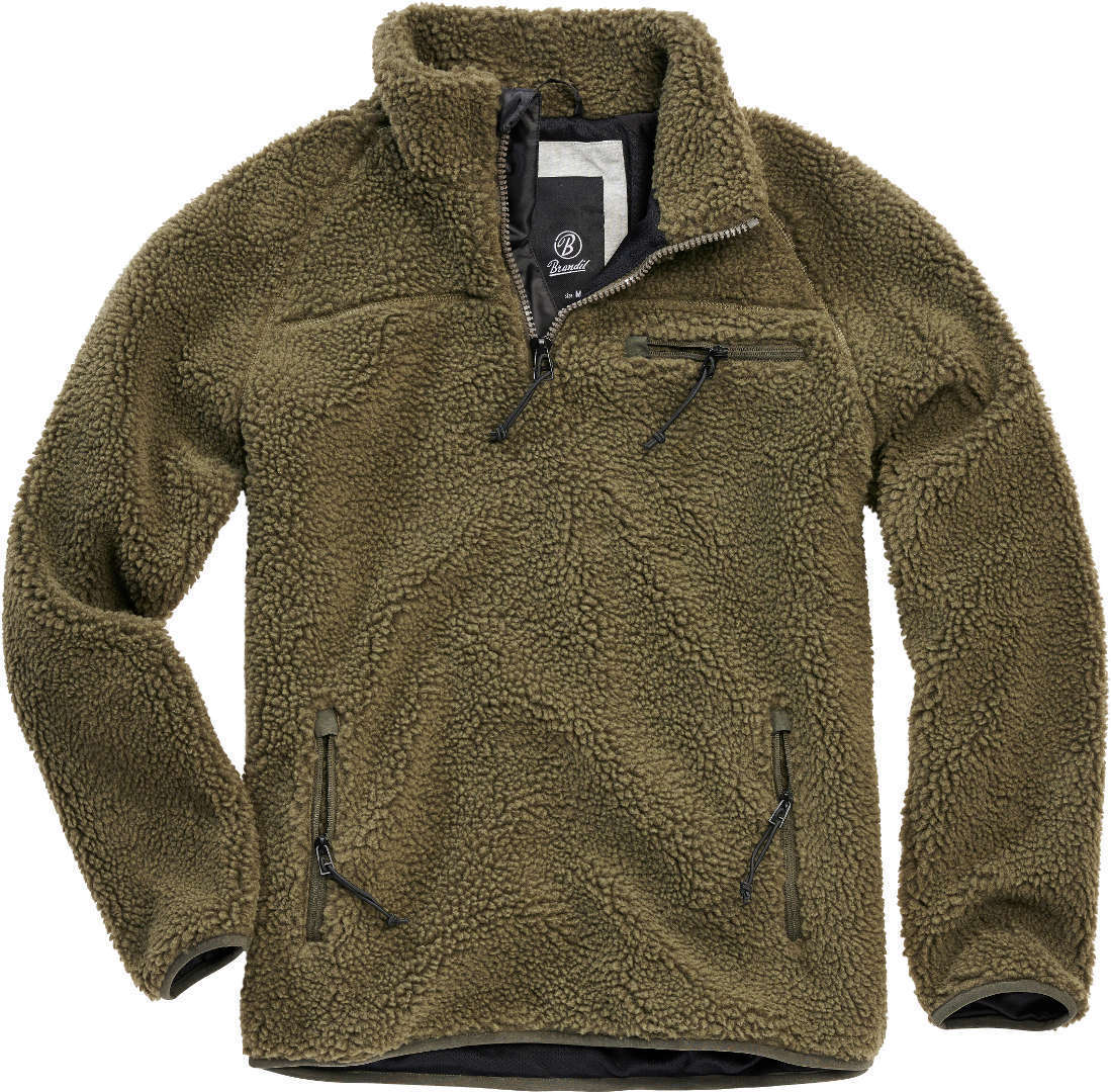 Brandit Teddyfleece Pullover Verde 3XL