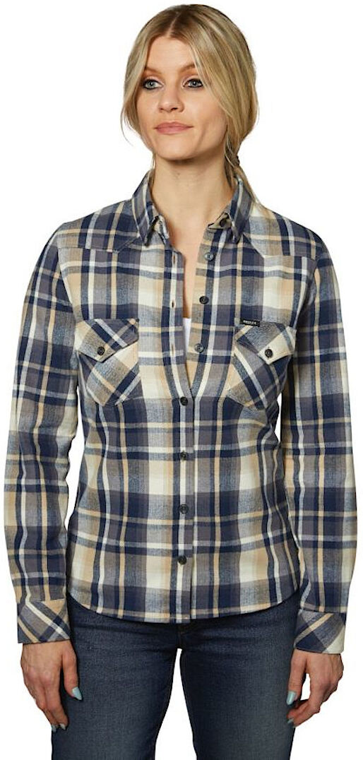 Rokker Ventura Camicia Flanella da Donna Blu S