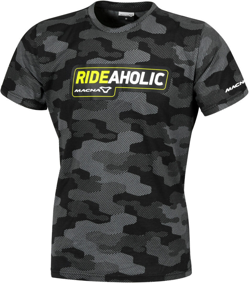 Macna Dazzle Rideaholic T-shirt donna Nero Multicolore XL