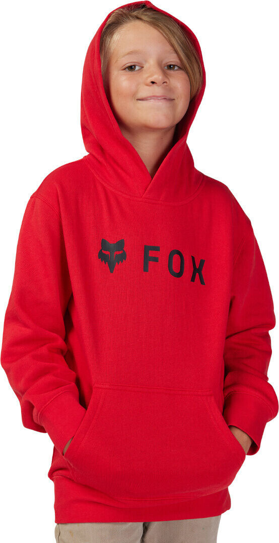 Fox Absolute Felpa con cappuccio giovanile Rosso M