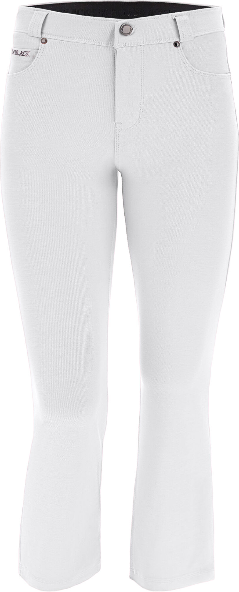 Freddy Pantaloni cropped in jersey drill colorato Bianco Donna Large