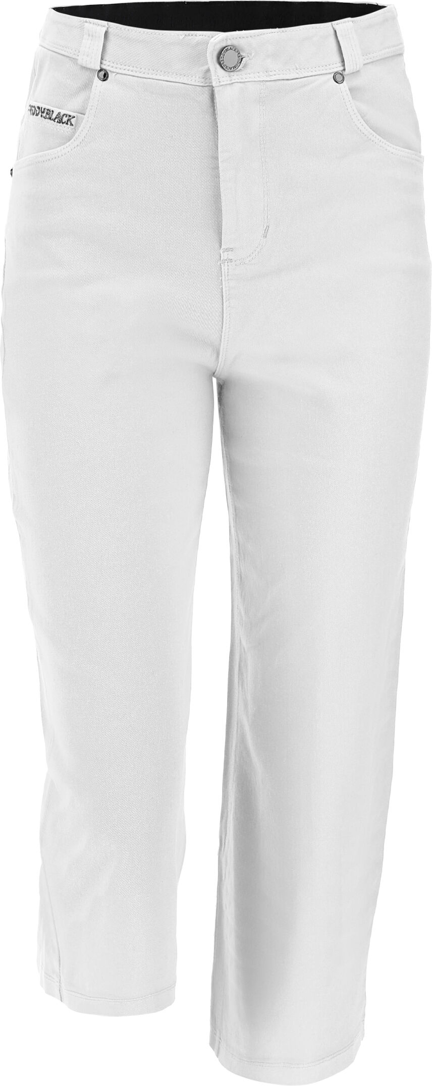 Freddy Pantaloni capri  BLACK gamba ampia tessuto colorato Bianco Donna Extra Small