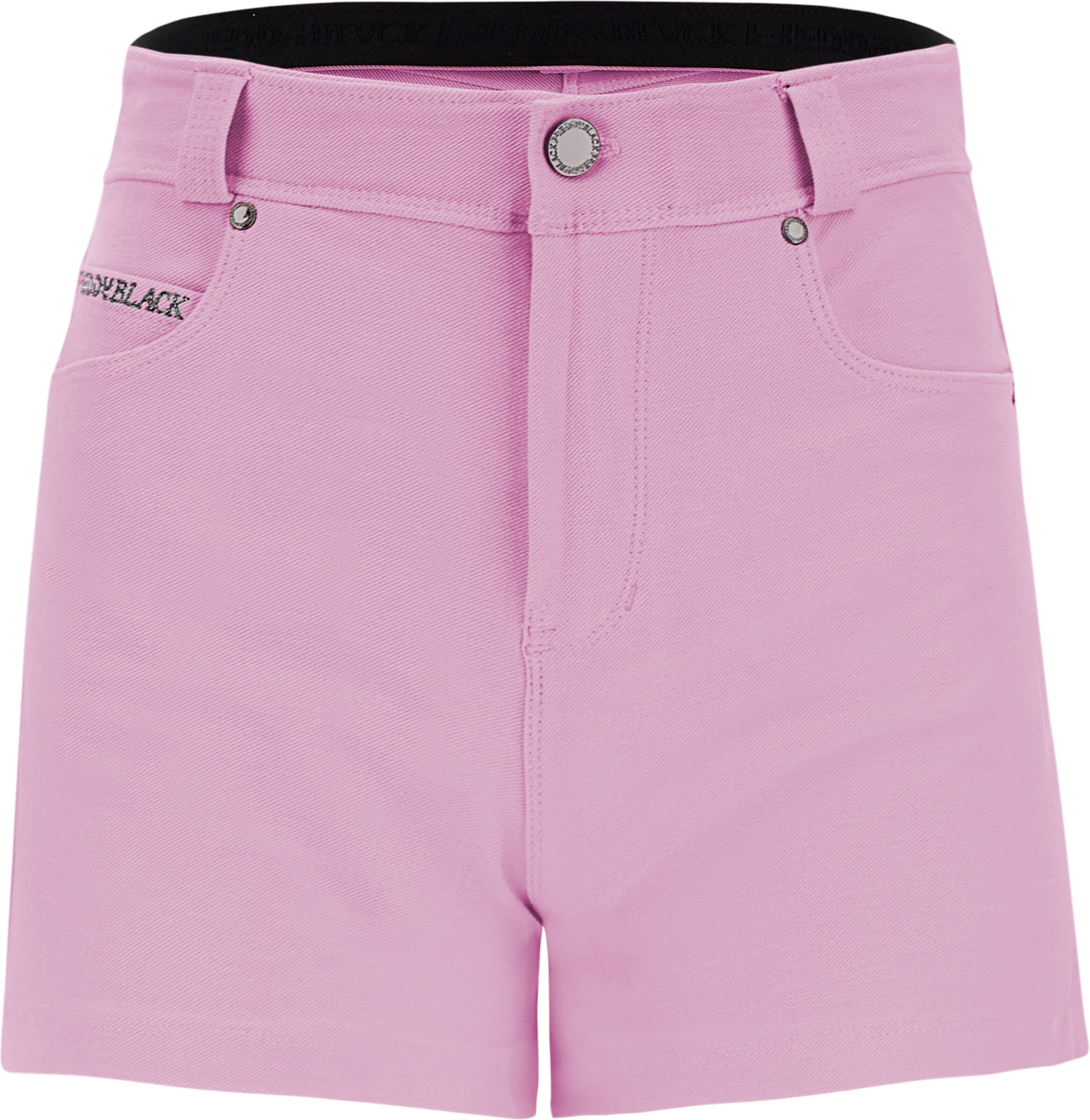 Freddy Shorts vita regular in jersey drill colorato Rosa Lilla Donna Large