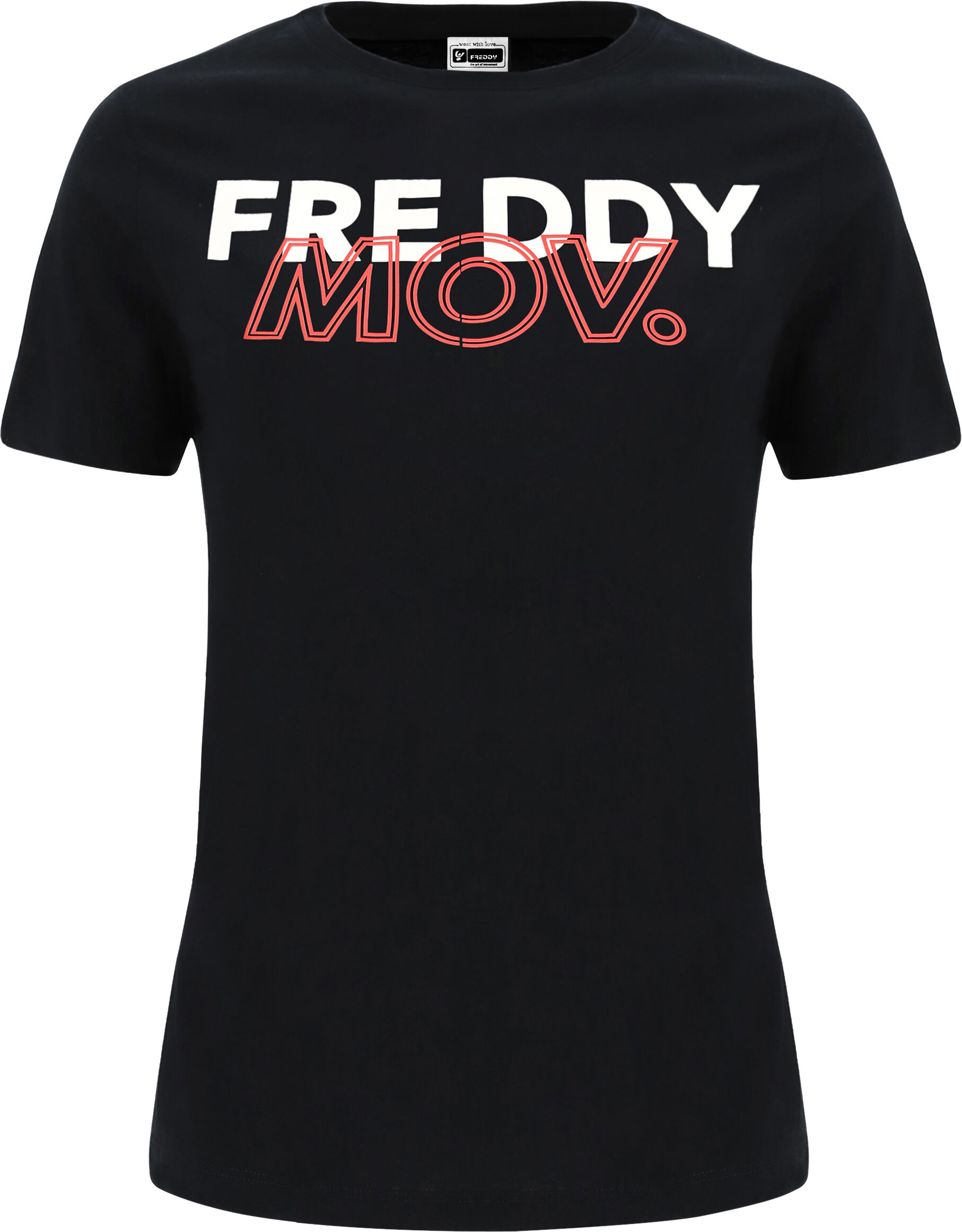 Freddy T-shirt  MOV. a maniche corte in jersey modal Nero Donna Extra Small