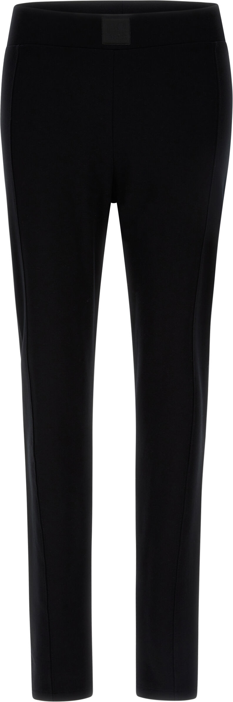 Freddy Pantaloni in felpa viscosa aderenti con impunture centrali Nero Donna Extra Small