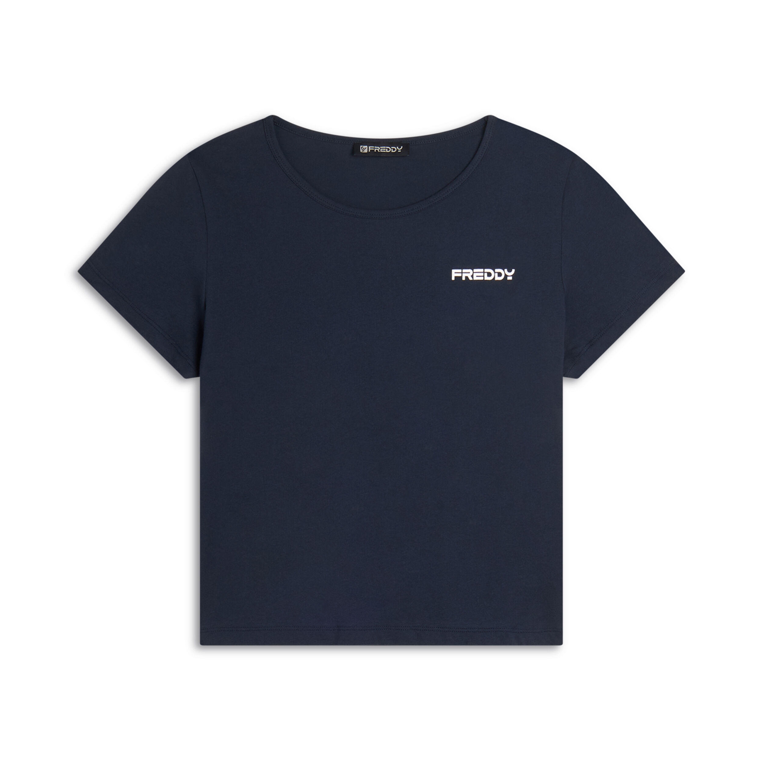 Freddy T-Shirt Manica Corta Blu Navy Donna Extra Small