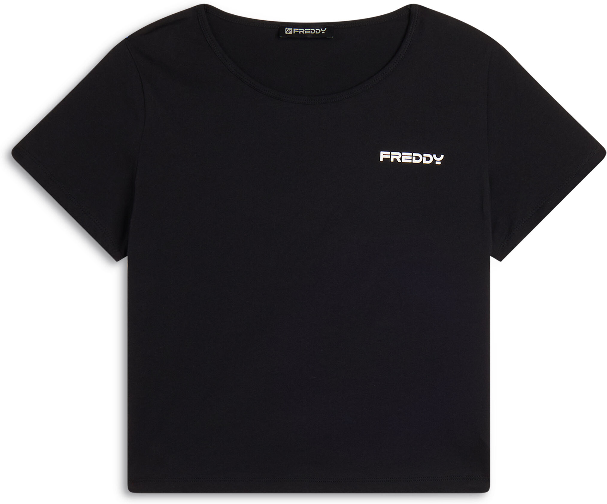 Freddy T-Shirt Manica Corta Nero Donna Extra Small